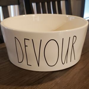 LARGE Rae Dunn dog bowl